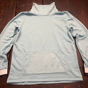 Under Armour Youth Large Hoodie Light Blue Loose Fit Sweatshirt